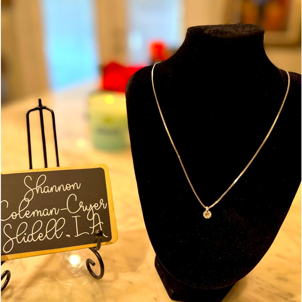 Diamond necklace FEATURING PLATINUM (real platinum)